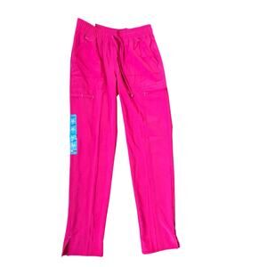 Scrubstar Womens Performance Yoga Scrub Pants Hot Pink  Size XS NWT